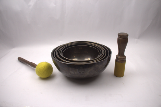 Full Moon Chakra Set Singing Bowl